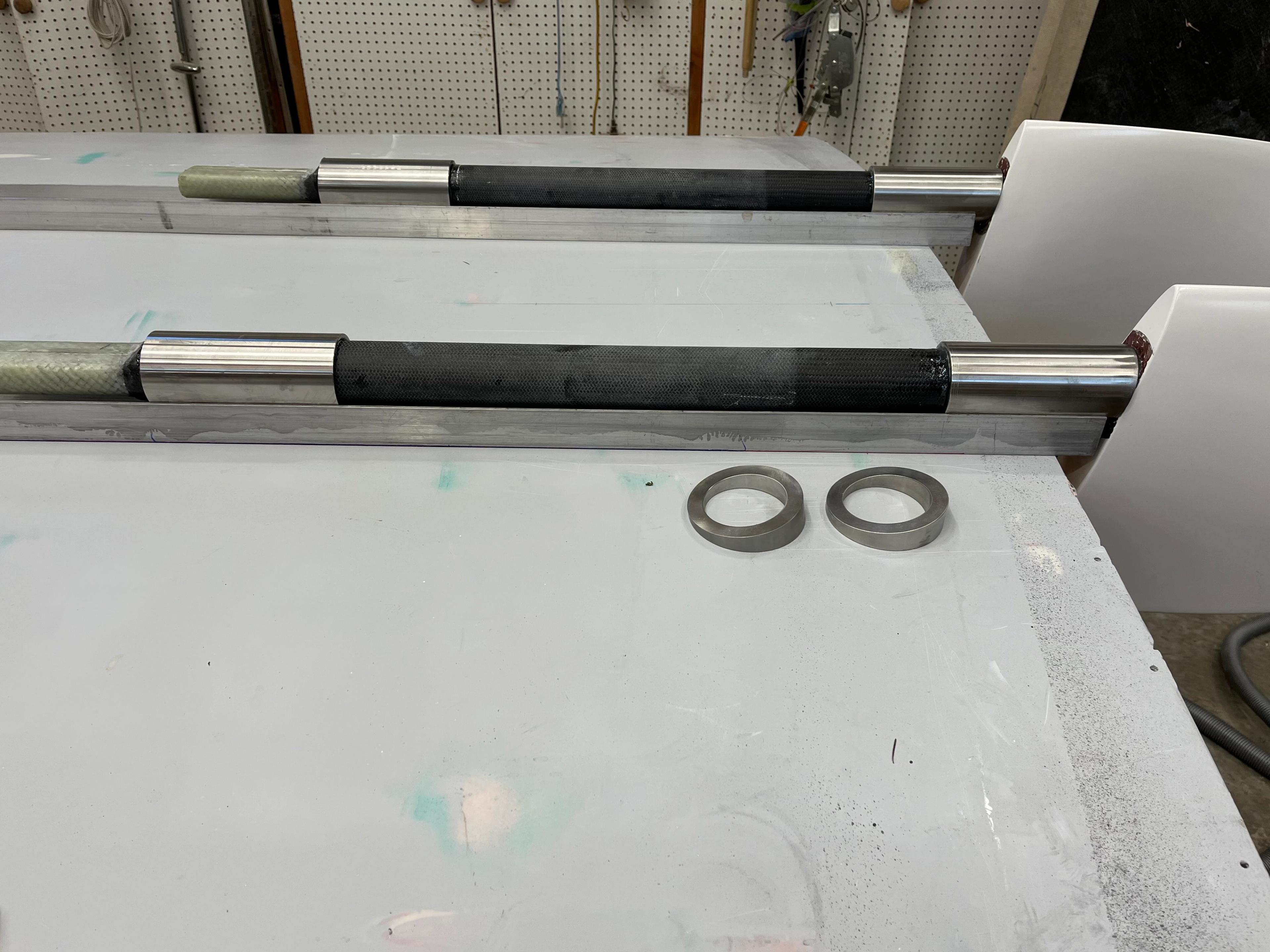 Rudder shafts