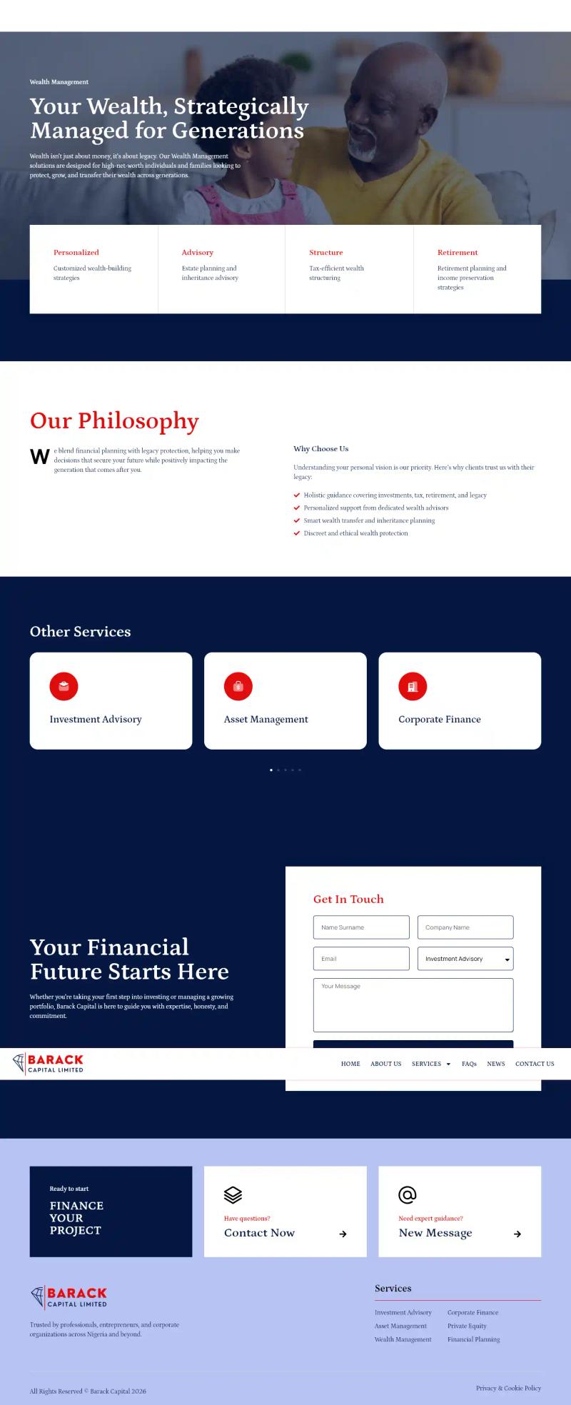 Service Page