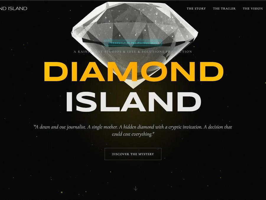 Diamond Island Landing Page
