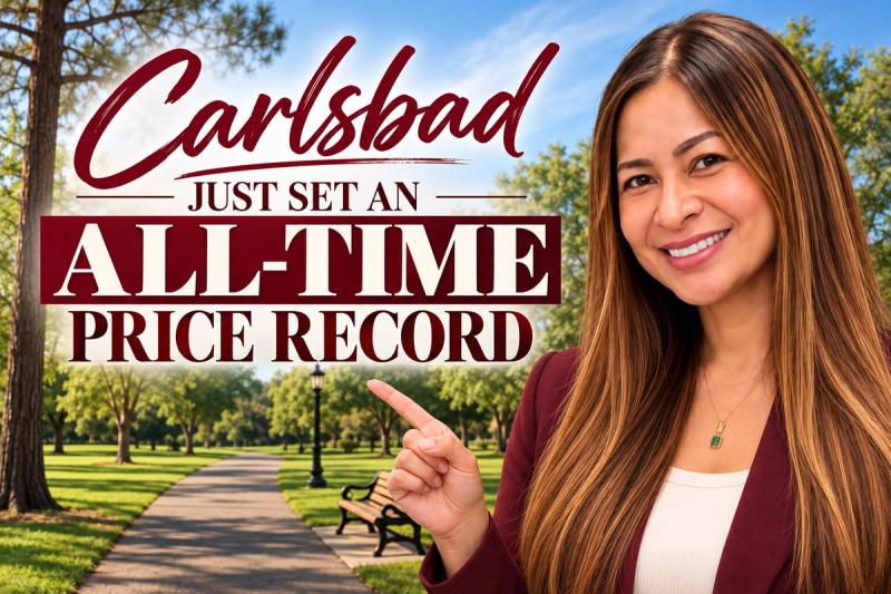 Carlsbad Just Set an All-Time Price Record: North County San Diego Market Breakdown, October 2026