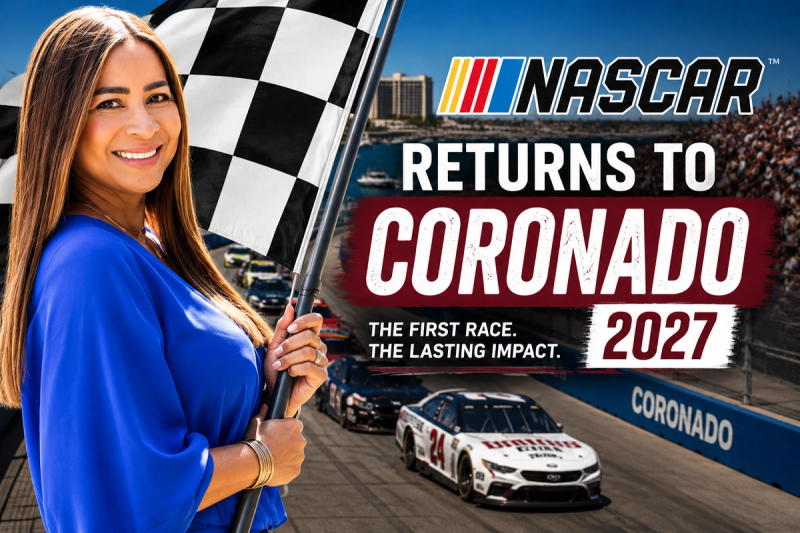 NASCAR Is Coming Back to Coronado in 2027 — Here's What the First Race Meant for the Community