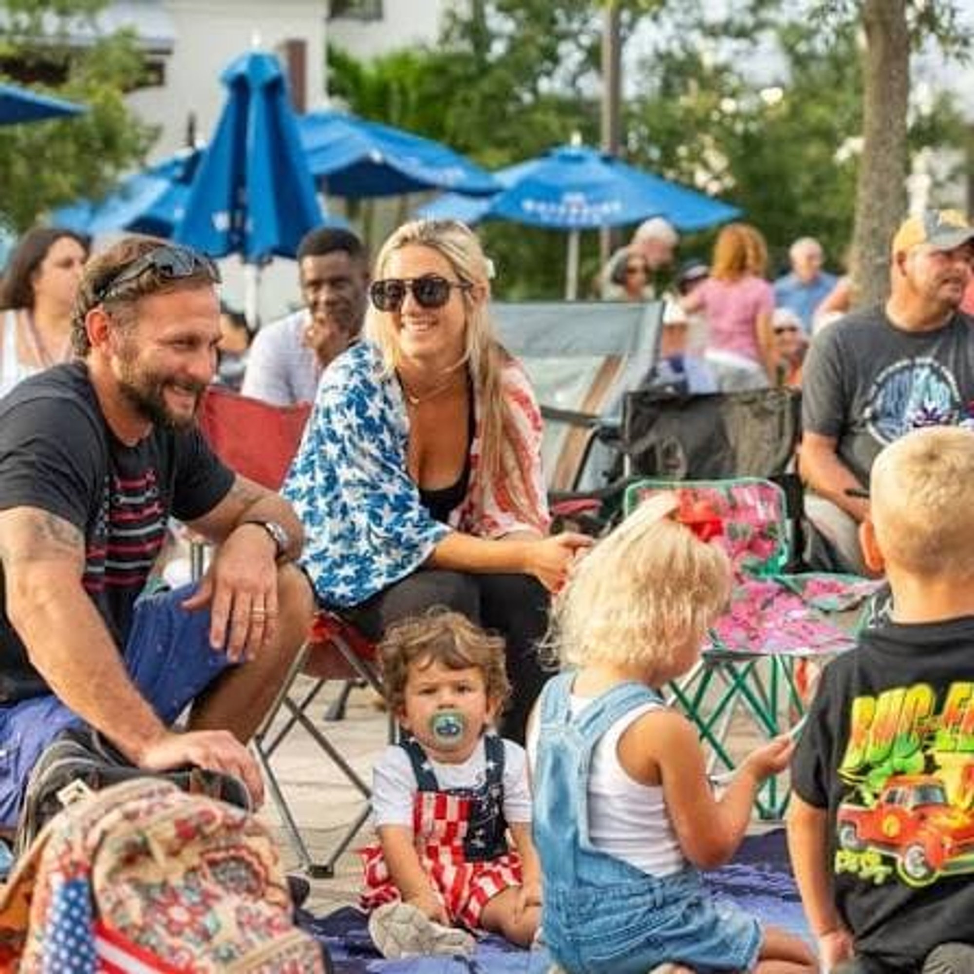 Family enjoying time outdoors in Lakewood Ranch