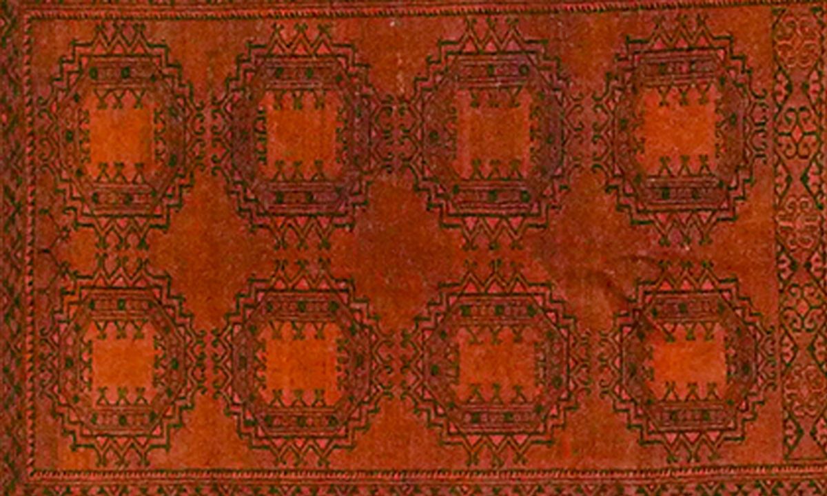 Afghan (Orange) – Eingefärbt