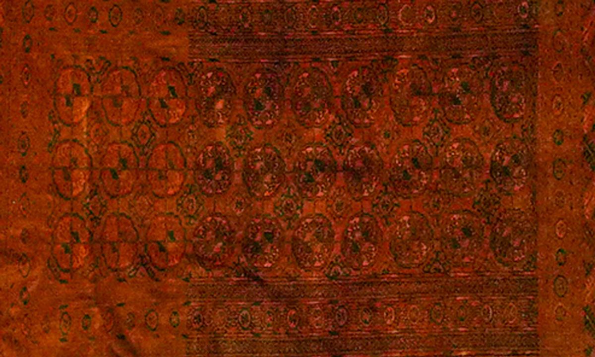 Turkmene (Orange) – Eingefärbt