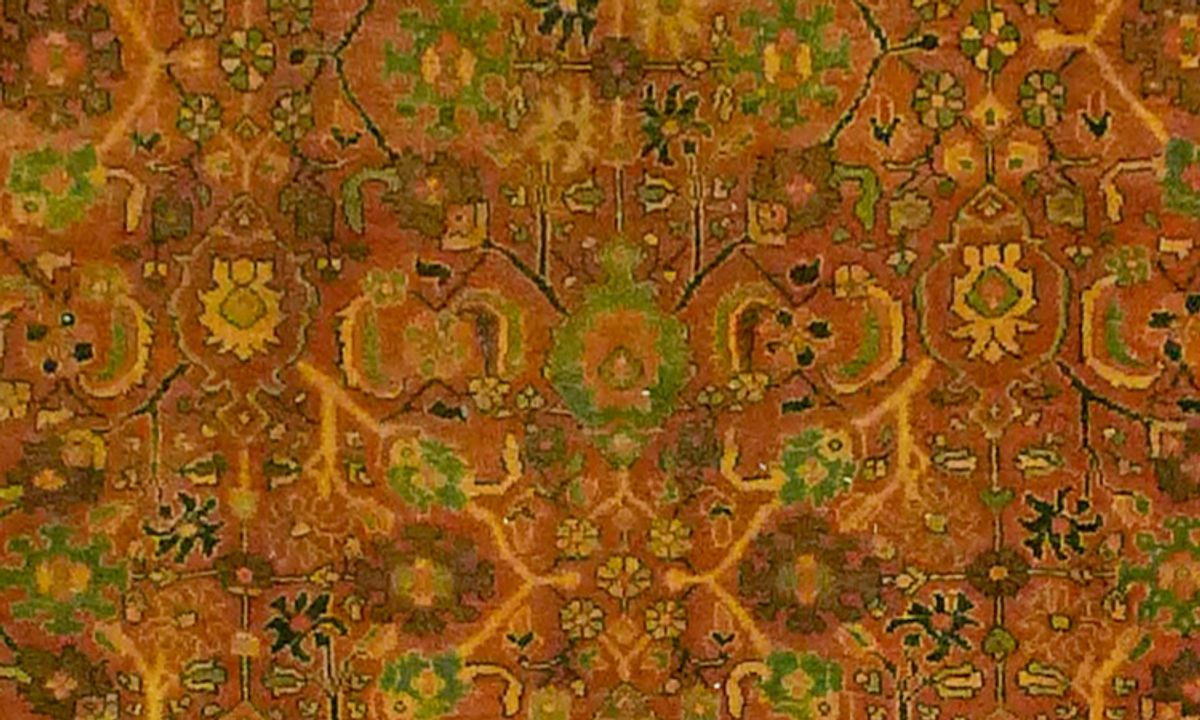 Mahal (Orange) – Eingefärbt