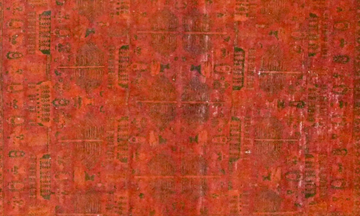 Kaskai (Orange) – Eingefärbt