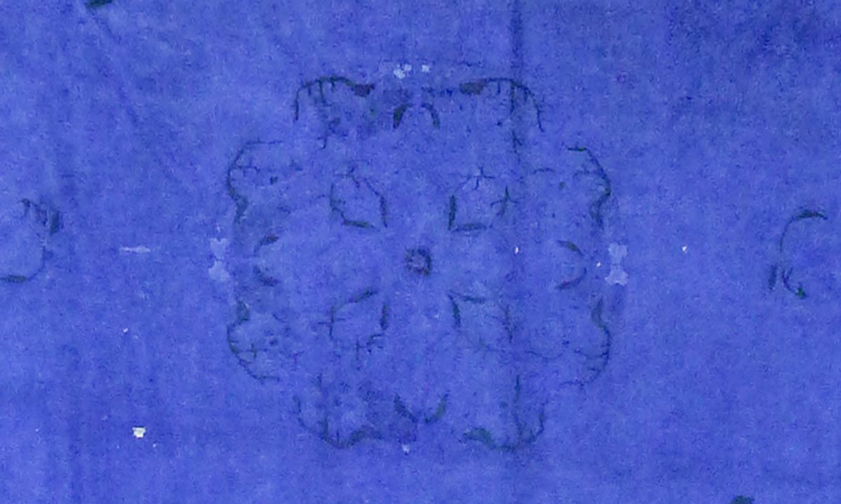 China (Blau) – Eingefärbt