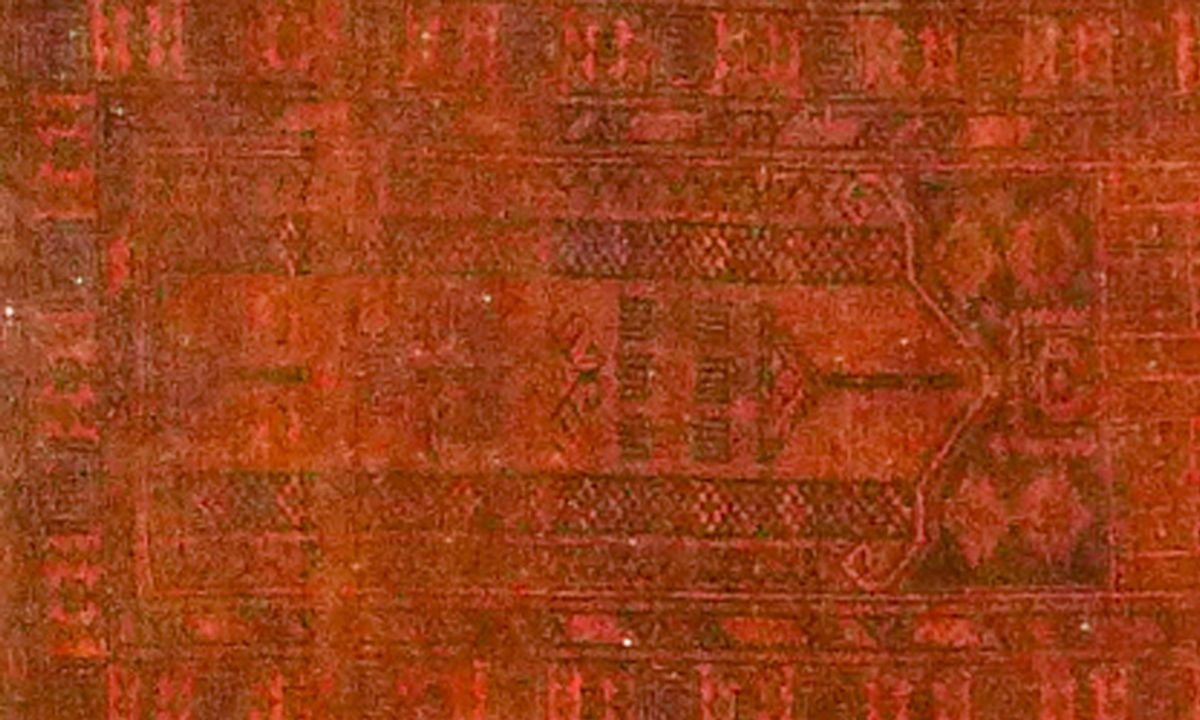 Afghan (Orange) – Eingefärbt