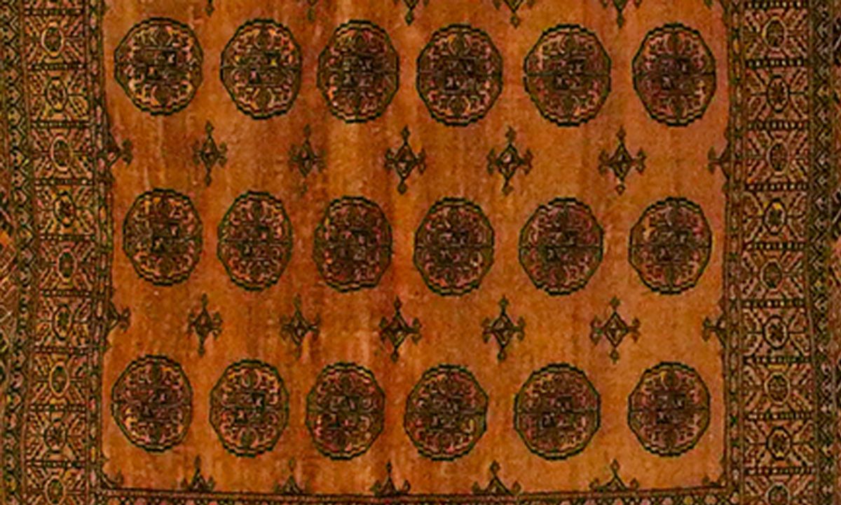 Turkmene (Orange) – Eingefärbt