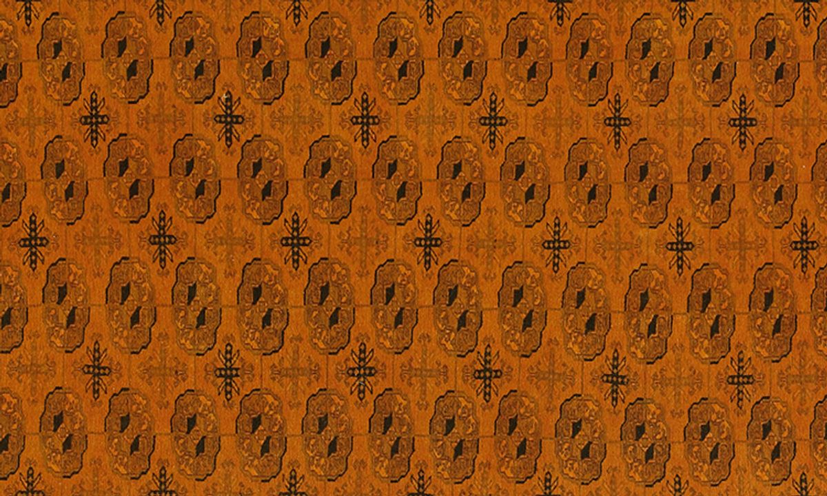 Bokhara (Orange) – Eingefärbt