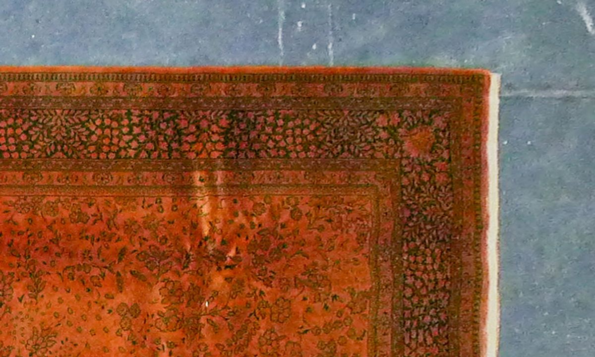 Maschinenteppich (Orange) – Variante
