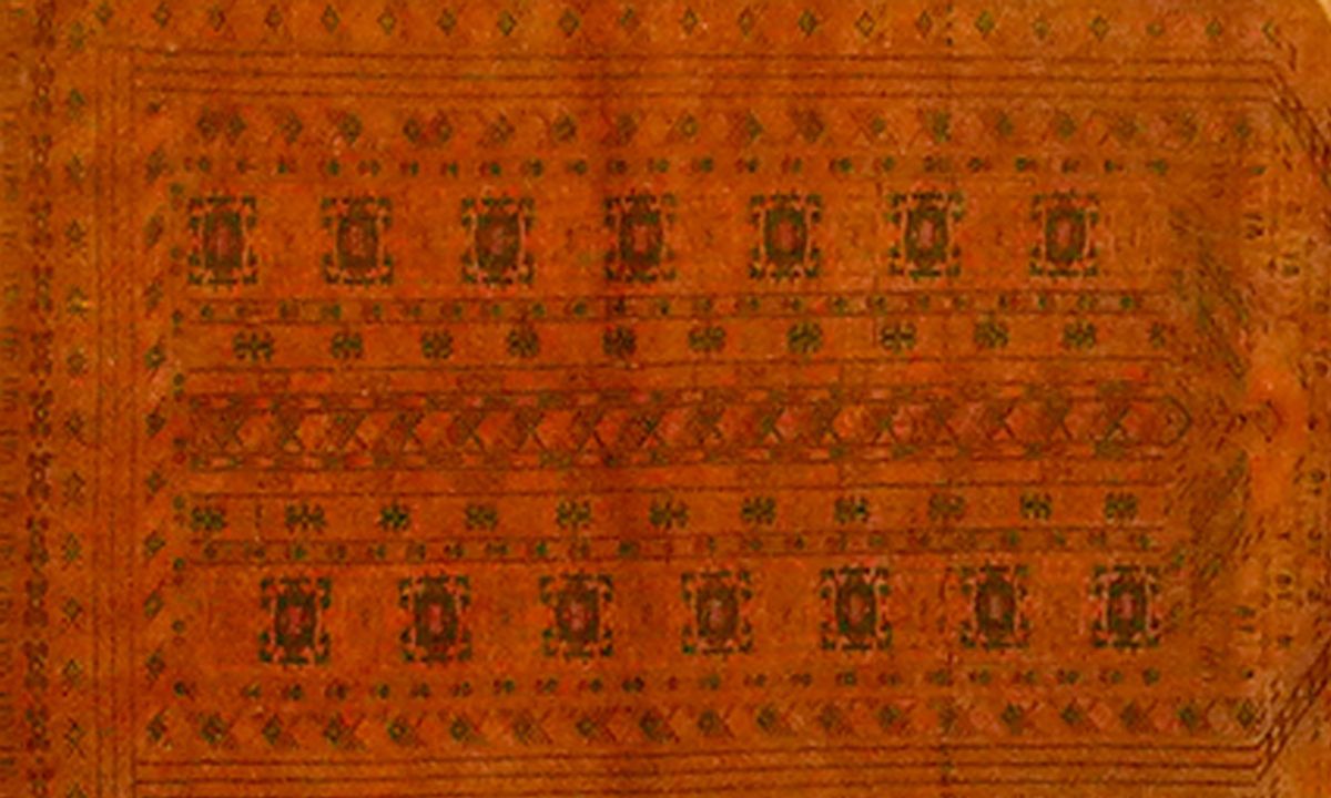 Turkmene (Orange) – Eingefärbt