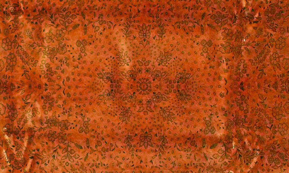 Maschinenteppich (Orange) – Eingefärbt