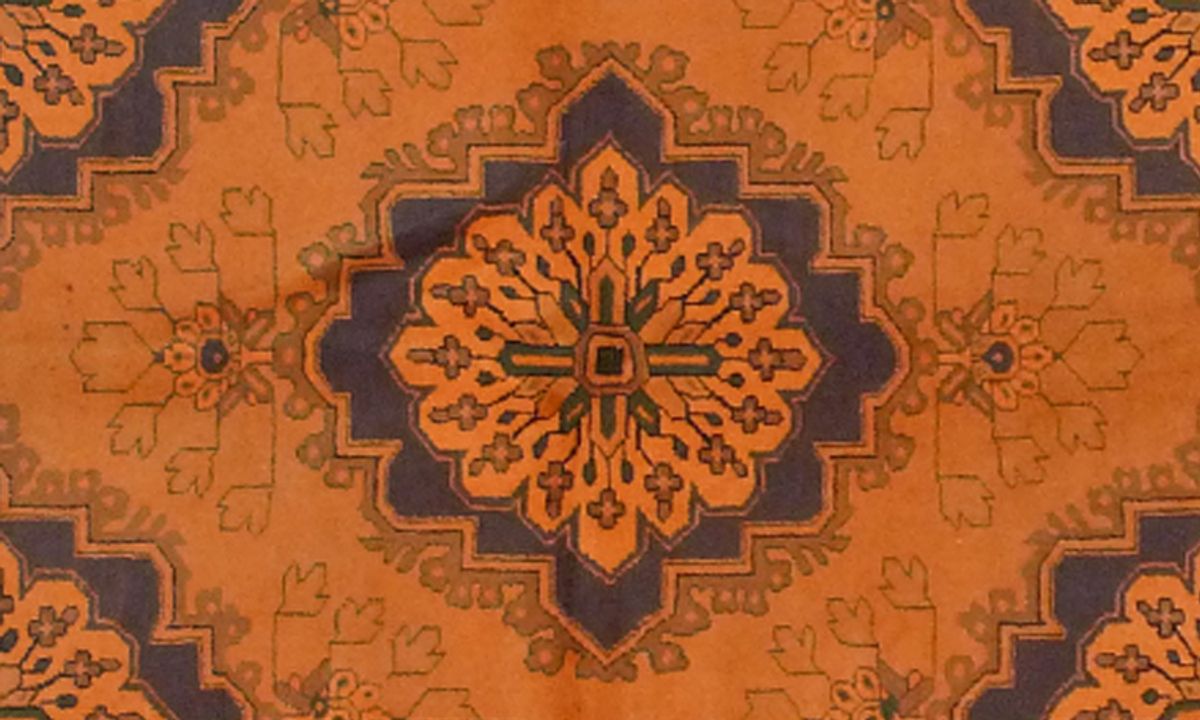 Hamadan (Orange) – Eingefärbt