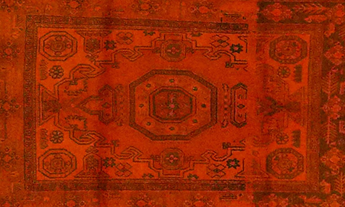 Hamadan (Orange) – Eingefärbt