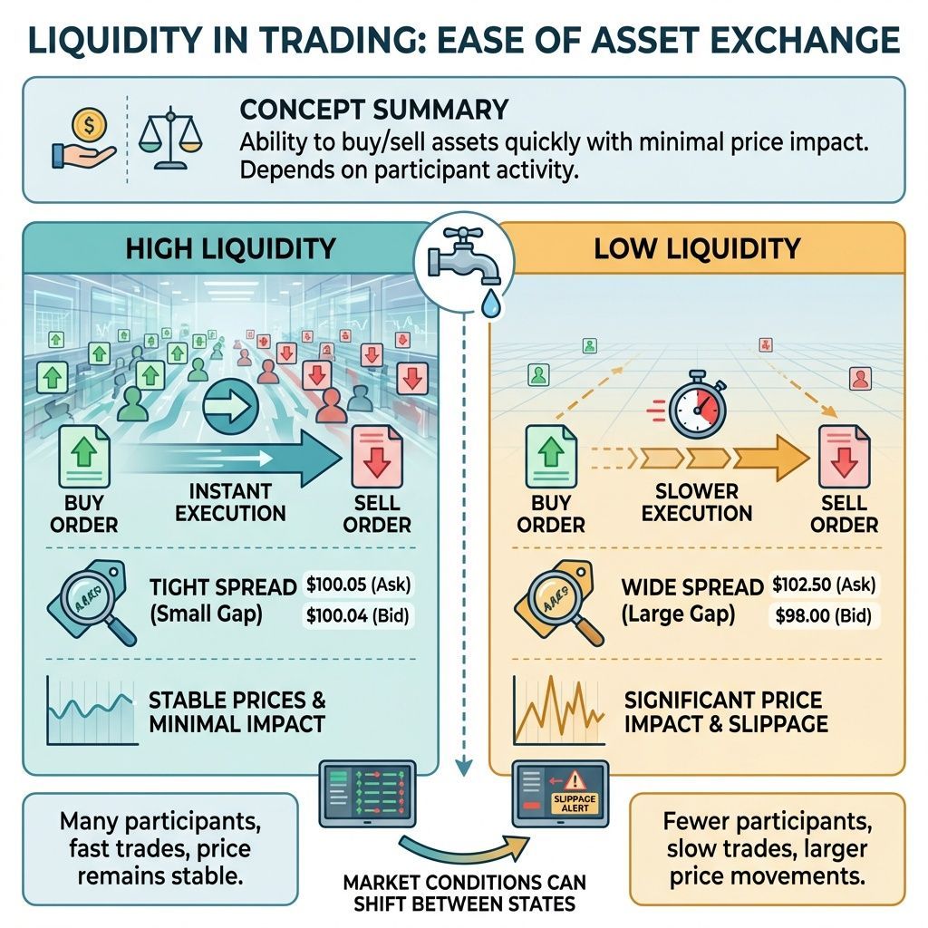 Liquidity in trading
