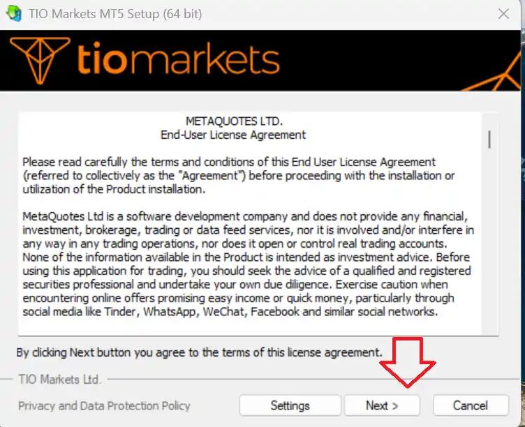 خطوات تنزيل ميتاتريدر 5 عربي وتثبيته على جهاز الكمبيوتر لتداول الفوركس.