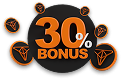 30% Bonus