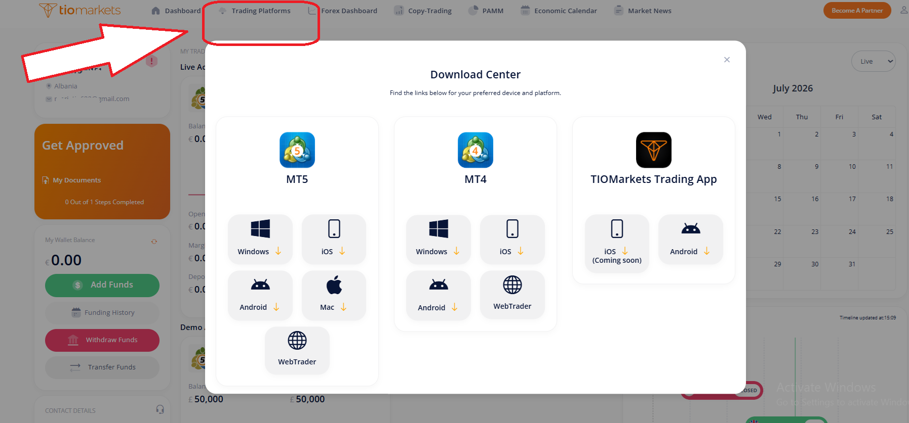 How to Create a Demo MetaTrader 5 Account_Step4