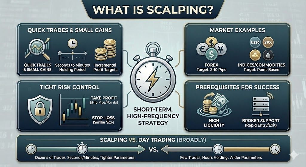 A detailed explanation of what scalping is from a Forex perspective.