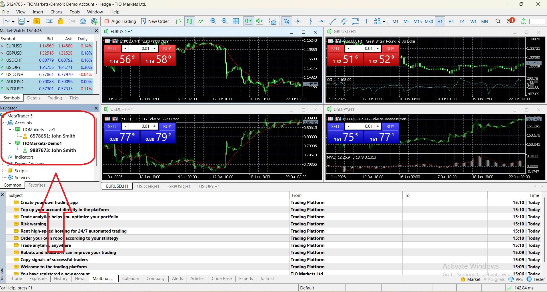How to Create a Real Account on Metatrader 5_Account Types in MT5