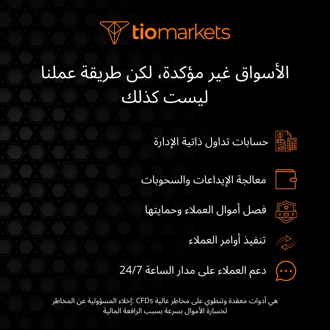 TIOmarkets - تقليل عدم اليقين حيث يكون الأمر مهمًا