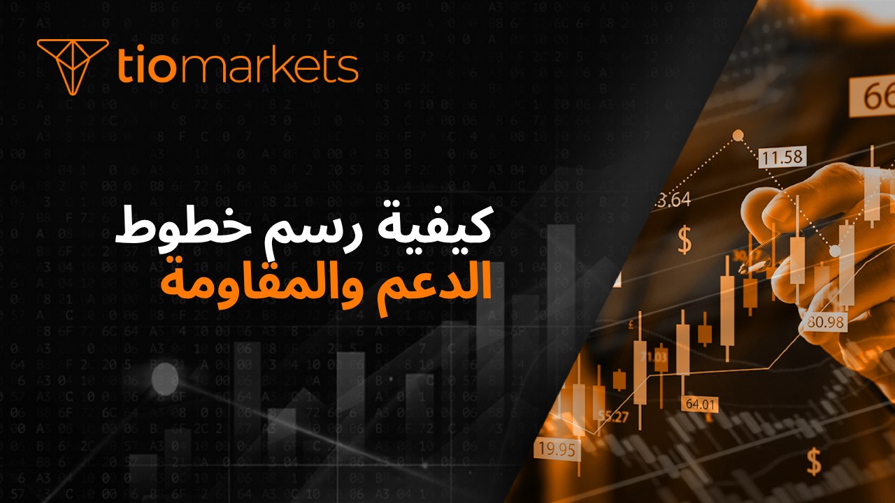 كيفية رسم خطوط الدعم والمقاومة