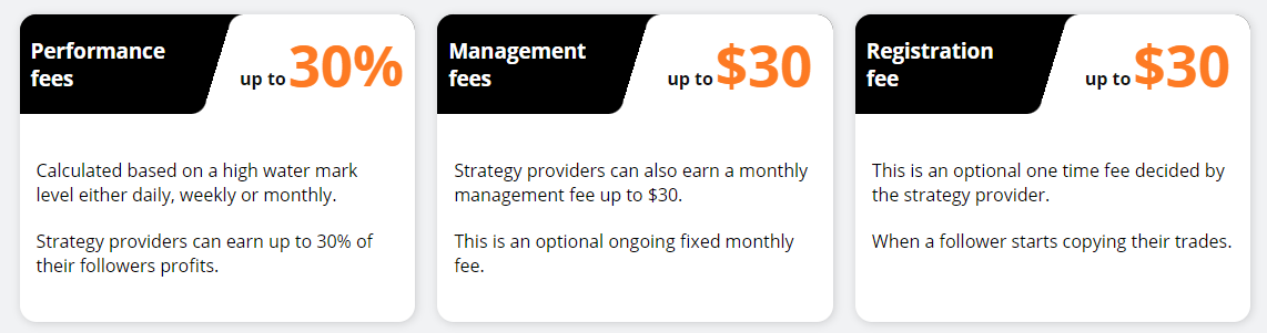 Benefits for strategy providers