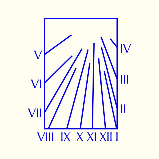 The ancient sundial used as a logo for Apollon Studios