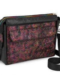 Flora crossbody bag - front view on white background