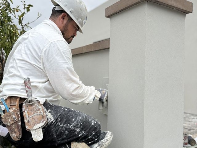 Acrylic color coat application