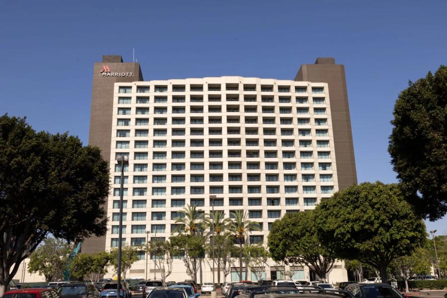 Marriott San Diego hotel tower, commercial stucco project