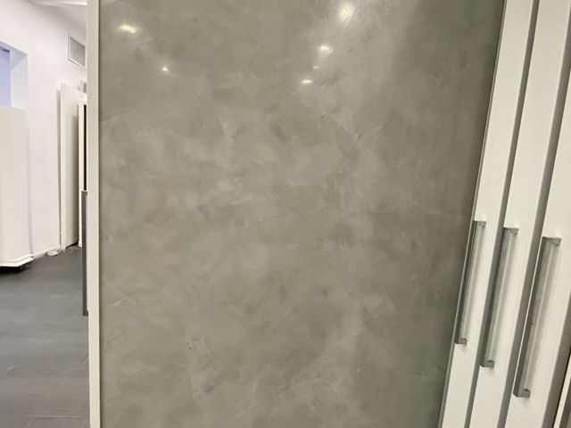 Polished Venetian texture, graphite