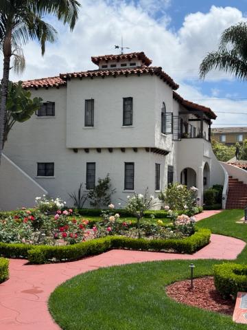 Restored Spanish revival exterior — Duarte's Plastering project near Garden Grove, CA