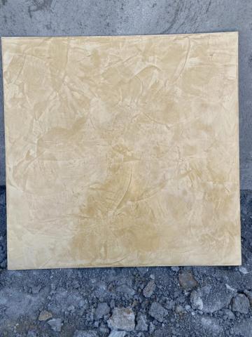 Venetian Plaster, Marbled Cream Finish Sample