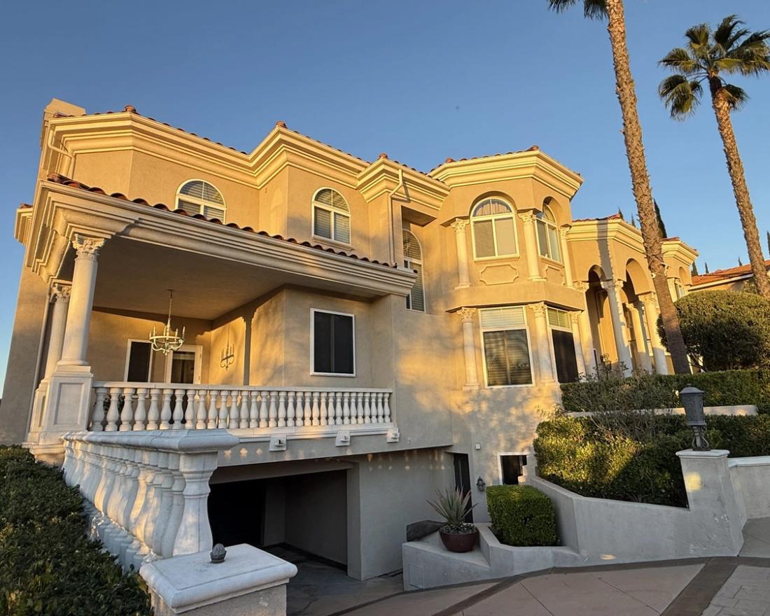 Diamond Bar estate, completed exterior