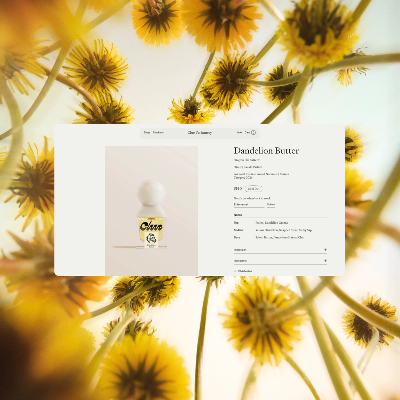 Clue Perfumery 2023