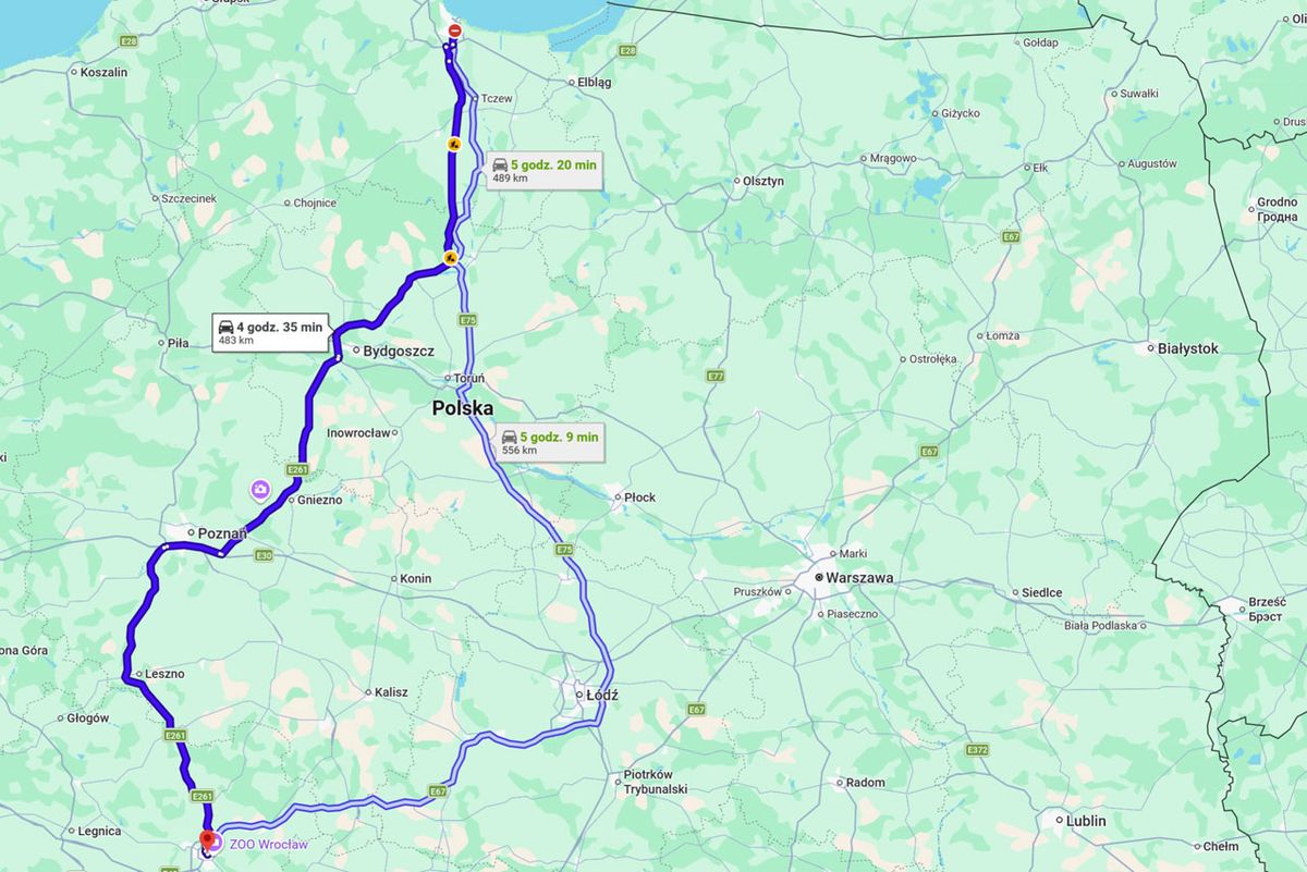 Jak dojechać na Kaszuby z Wrocławia?