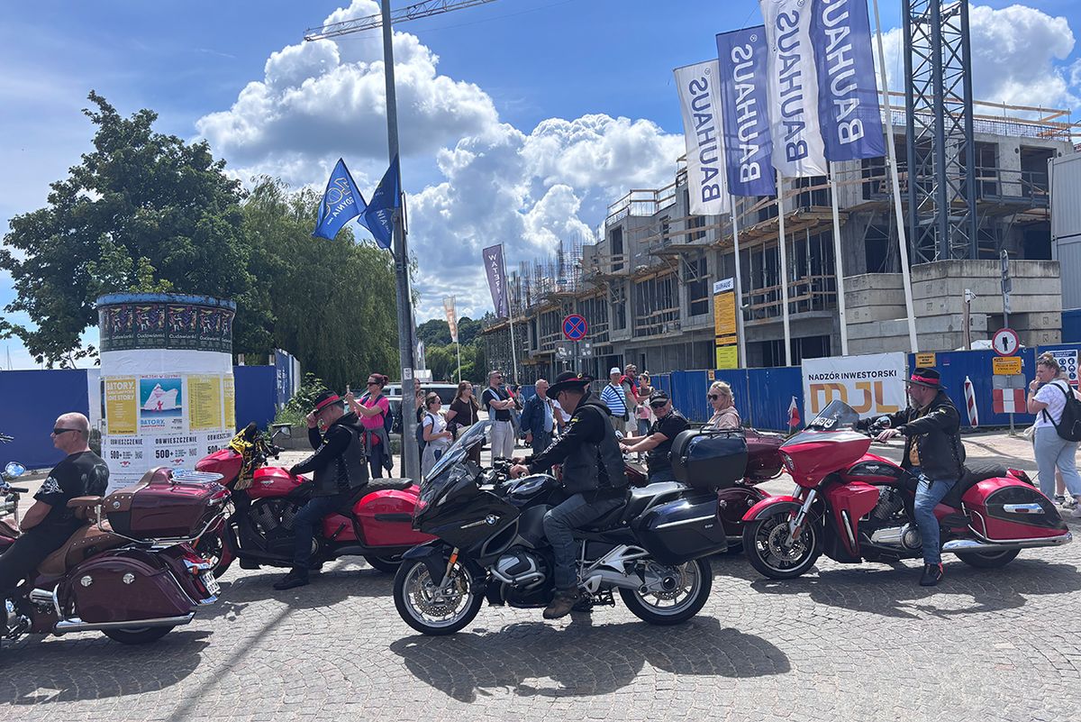 Motocykle na Zjeździe Kaszubów