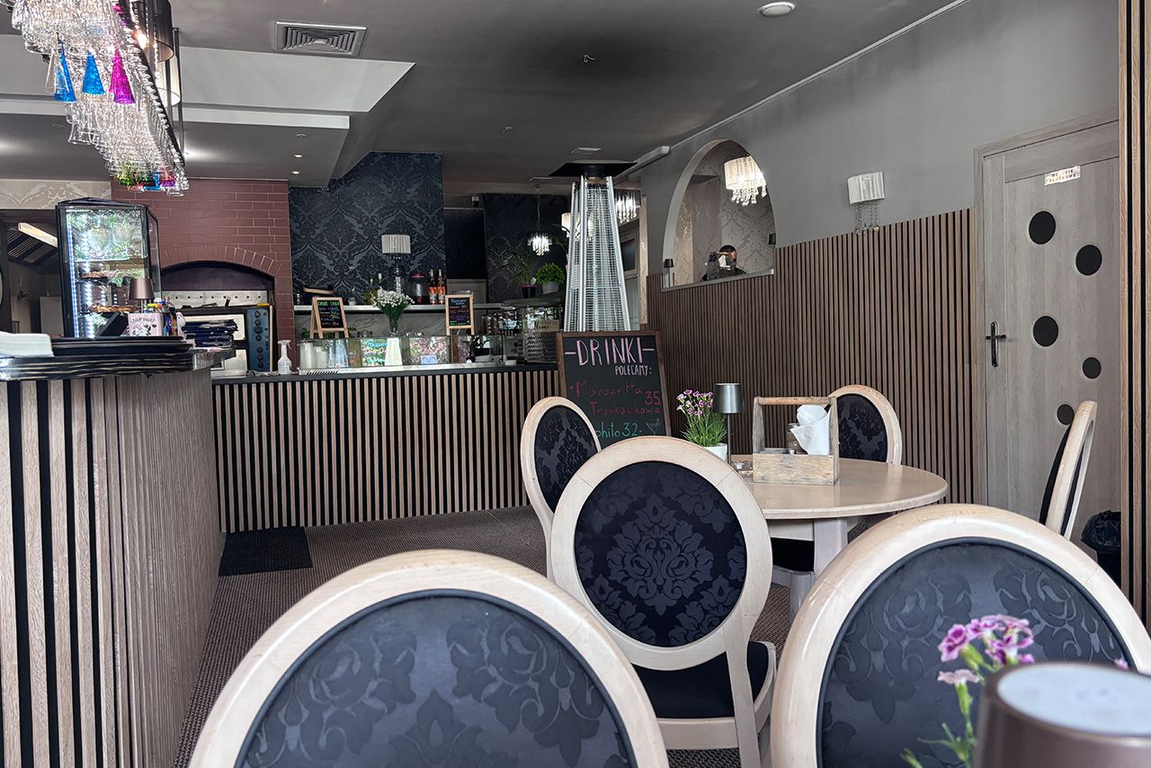 Wnętrze w Bistro Kwadrans