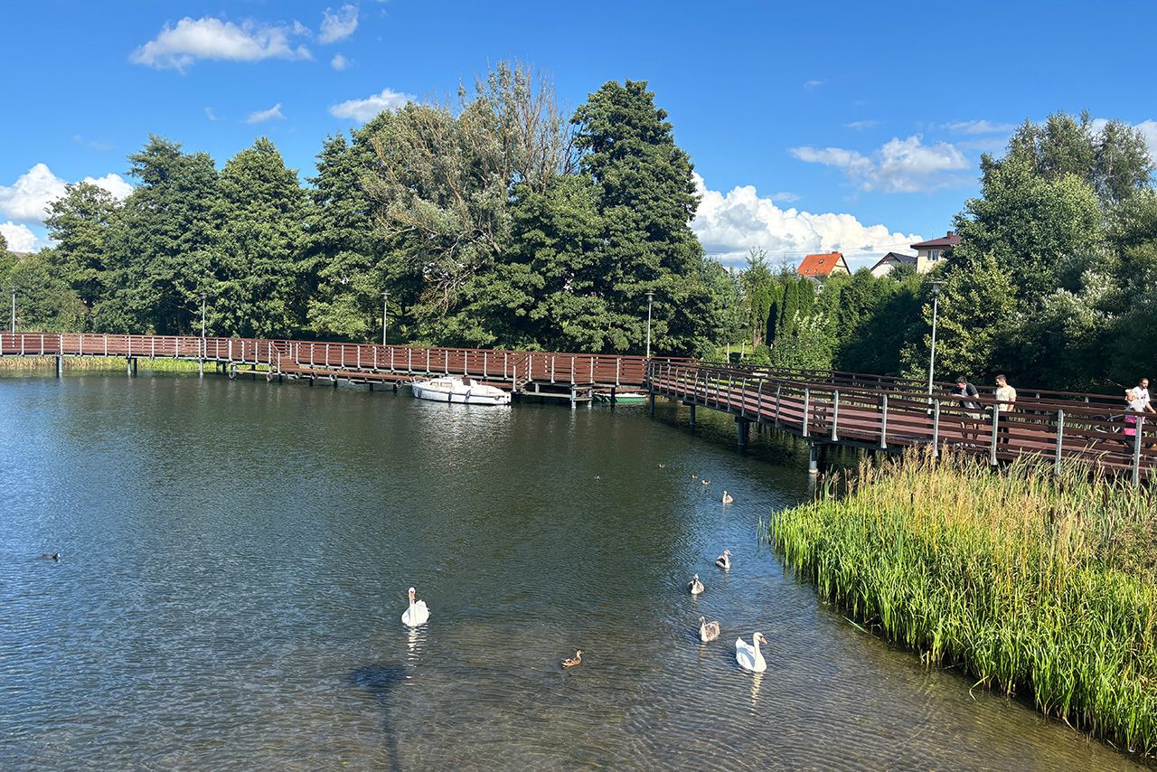 Promenada im. Ks. Lubińskiego w Stężycy na Kaszubach