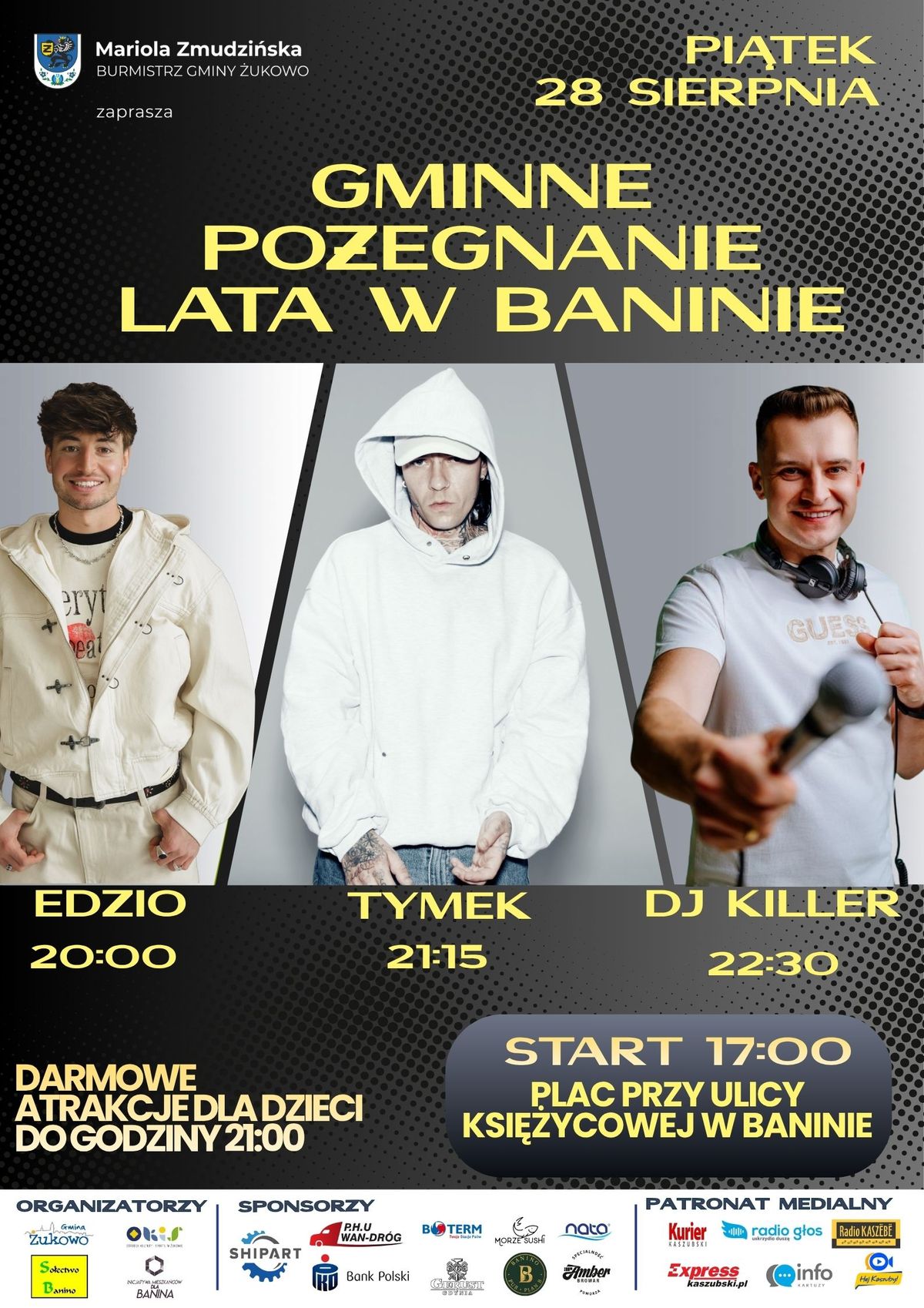 Gminne Pożegnanie Lata w Baninie (Tymek, Edzio, DJ Killer)
