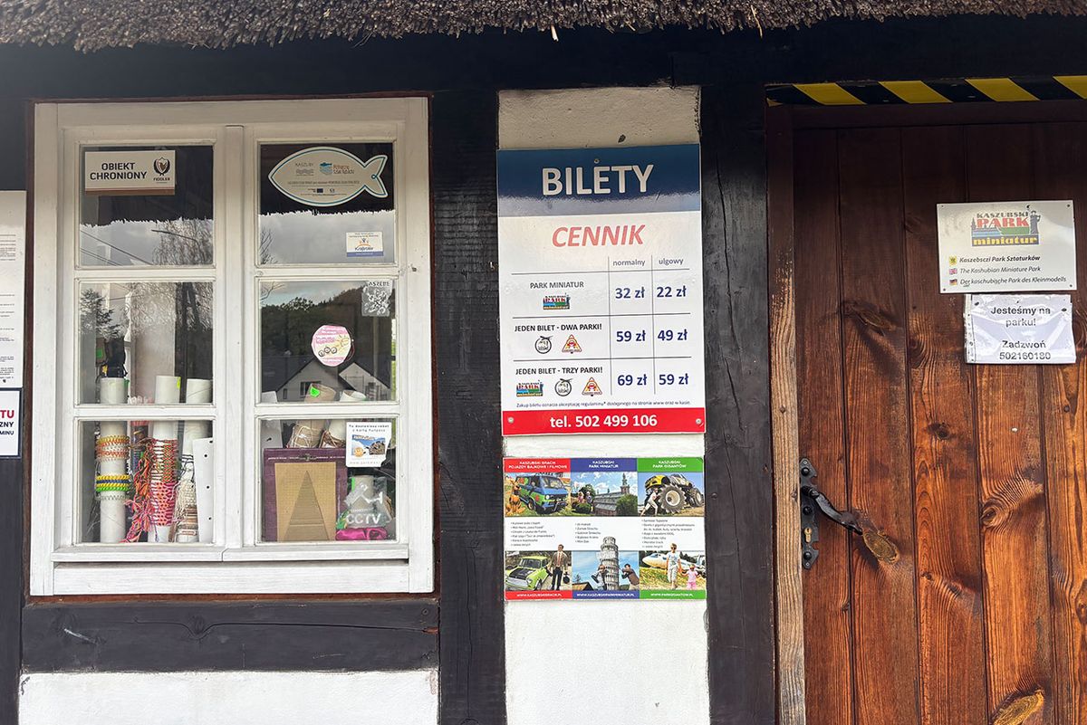 Ceny biletów do Kaszubskiego Parku Miniatur