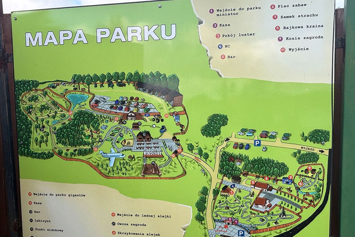 Mapa Parku