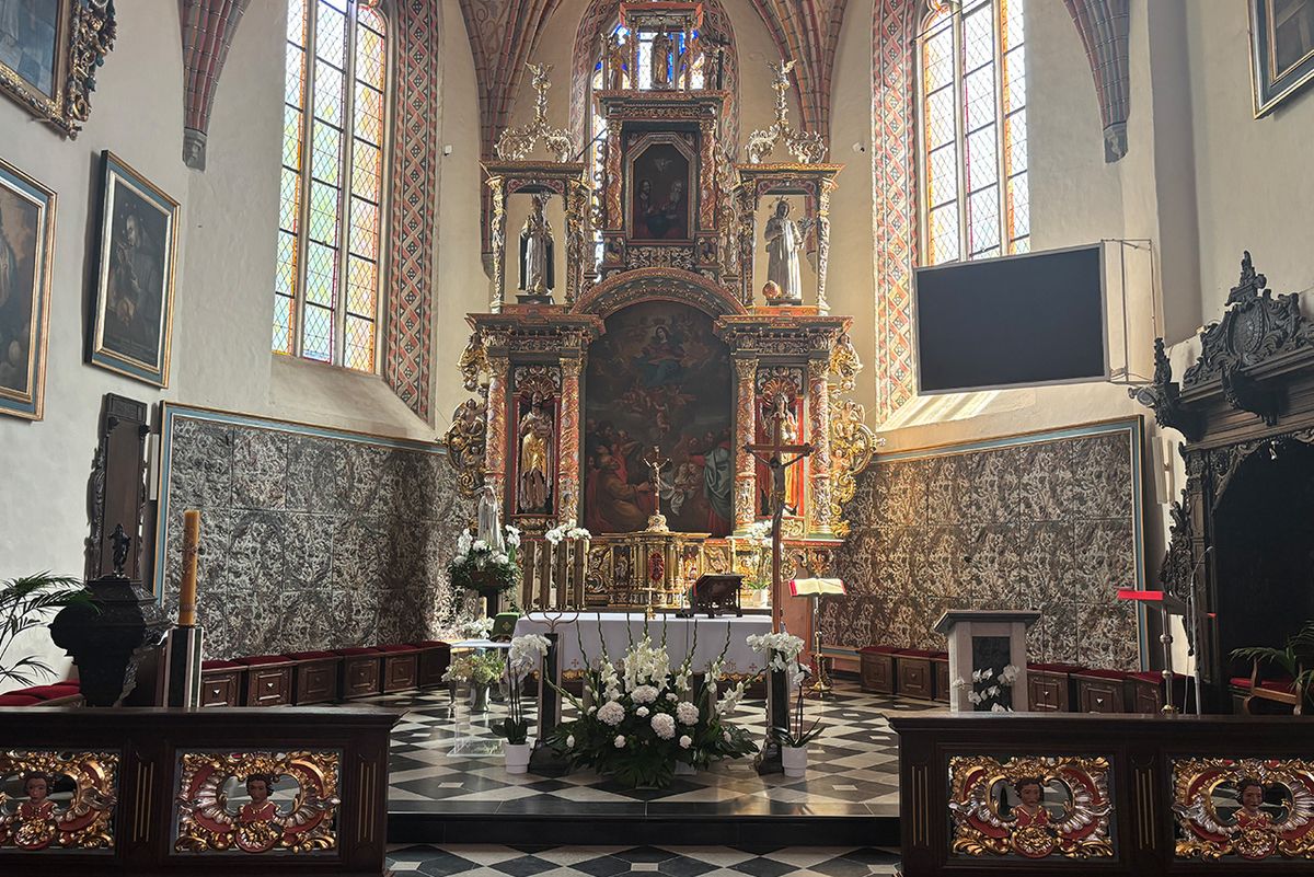 Kościół Najświętszej Maryi Panny - Kolegiata w Kartuzach - ołtarz główny