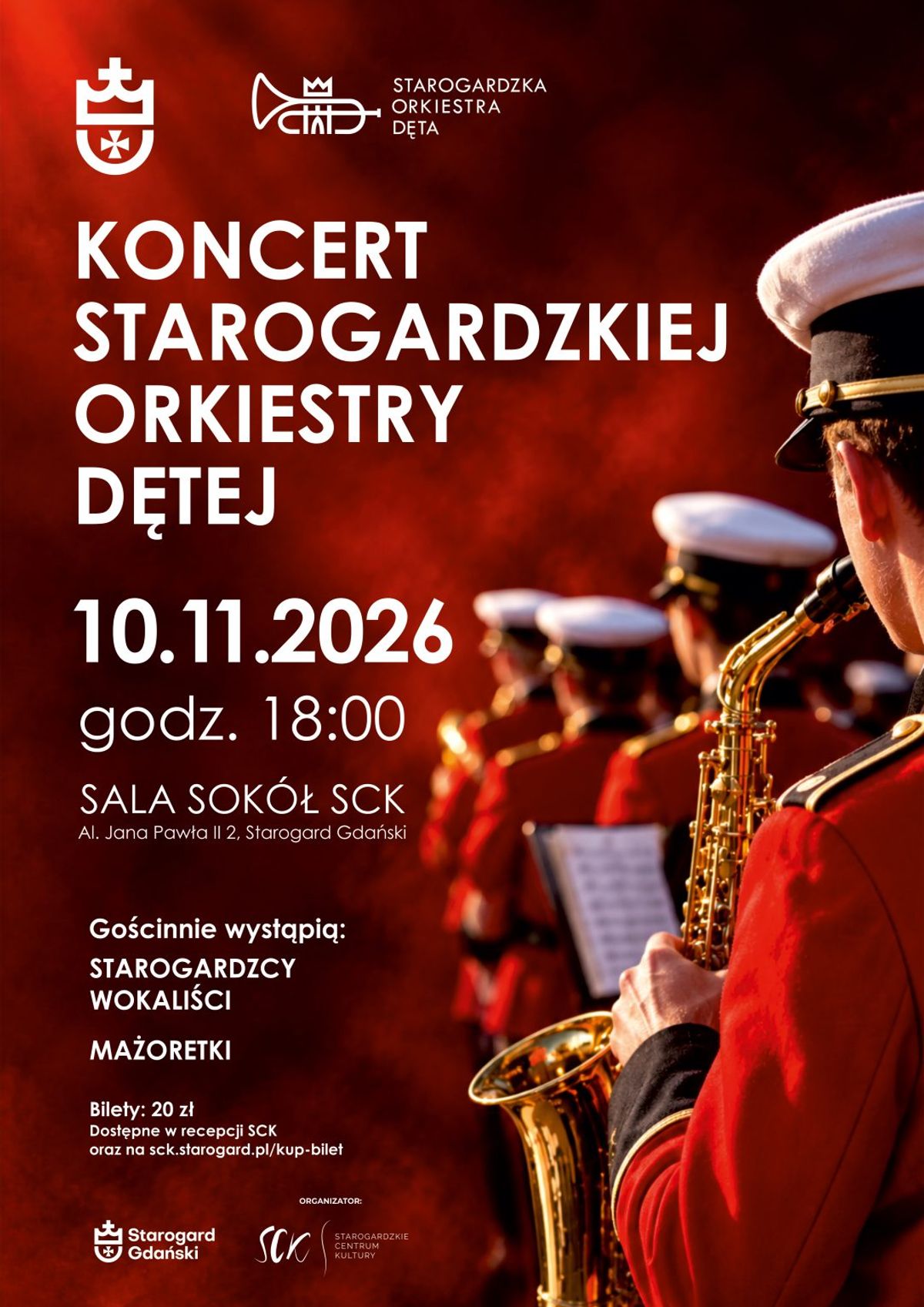 Koncert Starogardzkiej Orkiestry Dętej w Starogardzie Gdańskim