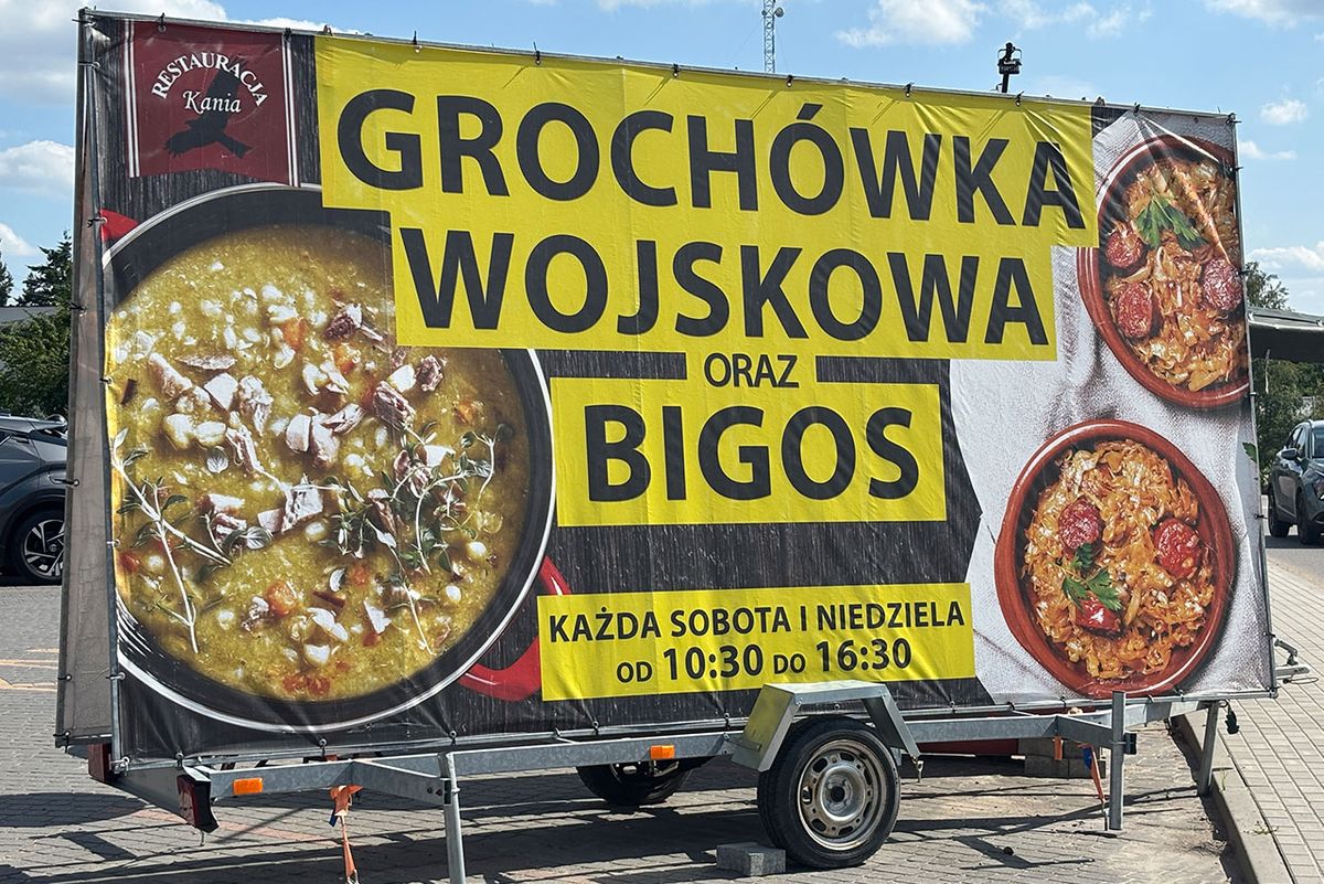 Grochówka wojskowa i bigos na wynos w weekendy - Kania Przodkowo