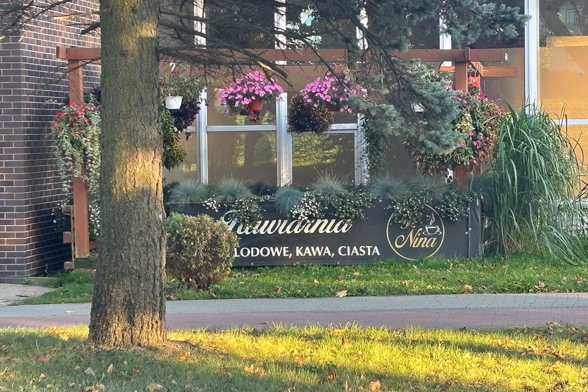 Cafe Nina - taras na zewnątrz kawiarni