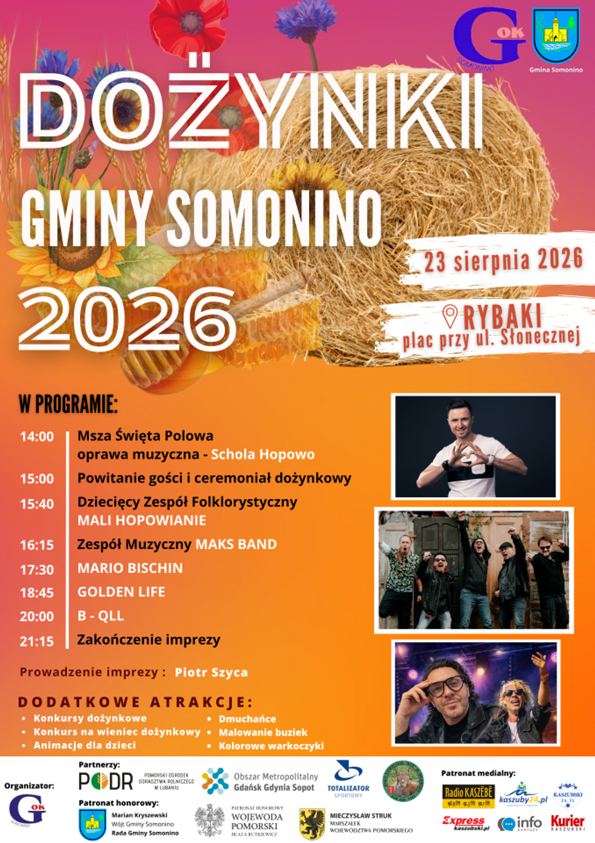 Dożynki Gminy Somonino 2026