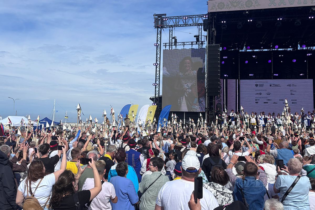 Bicie rekordu w jednoczesnej grze na diabelskich skrzypcach - Zjazd Kaszubów w Gdyni - 2026